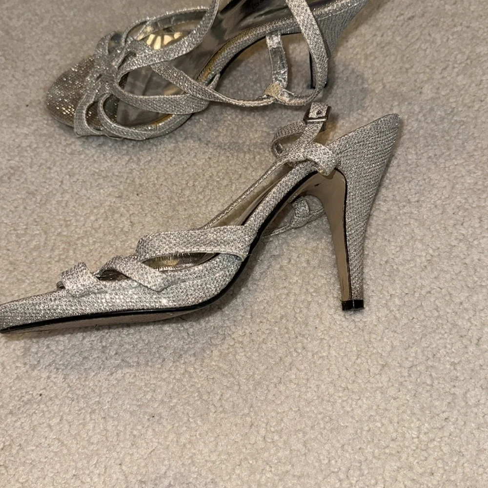 Silver heels